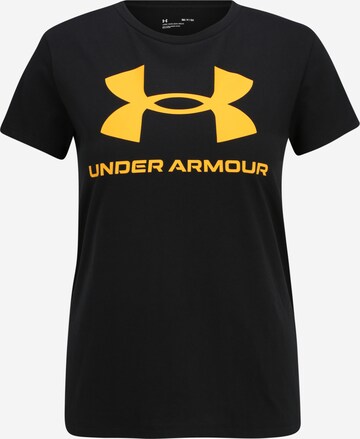 melns UNDER ARMOUR Sporta krekls: no priekšpuses