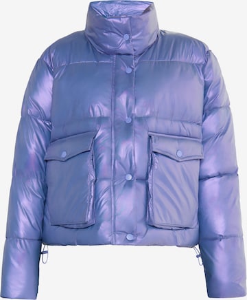 MYMO Zimná bunda 'Blonda' - fialová: predná strana