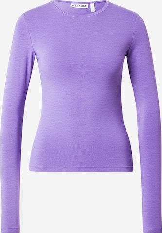 WEEKDAYMajica - ljubičasta boja: prednji dio