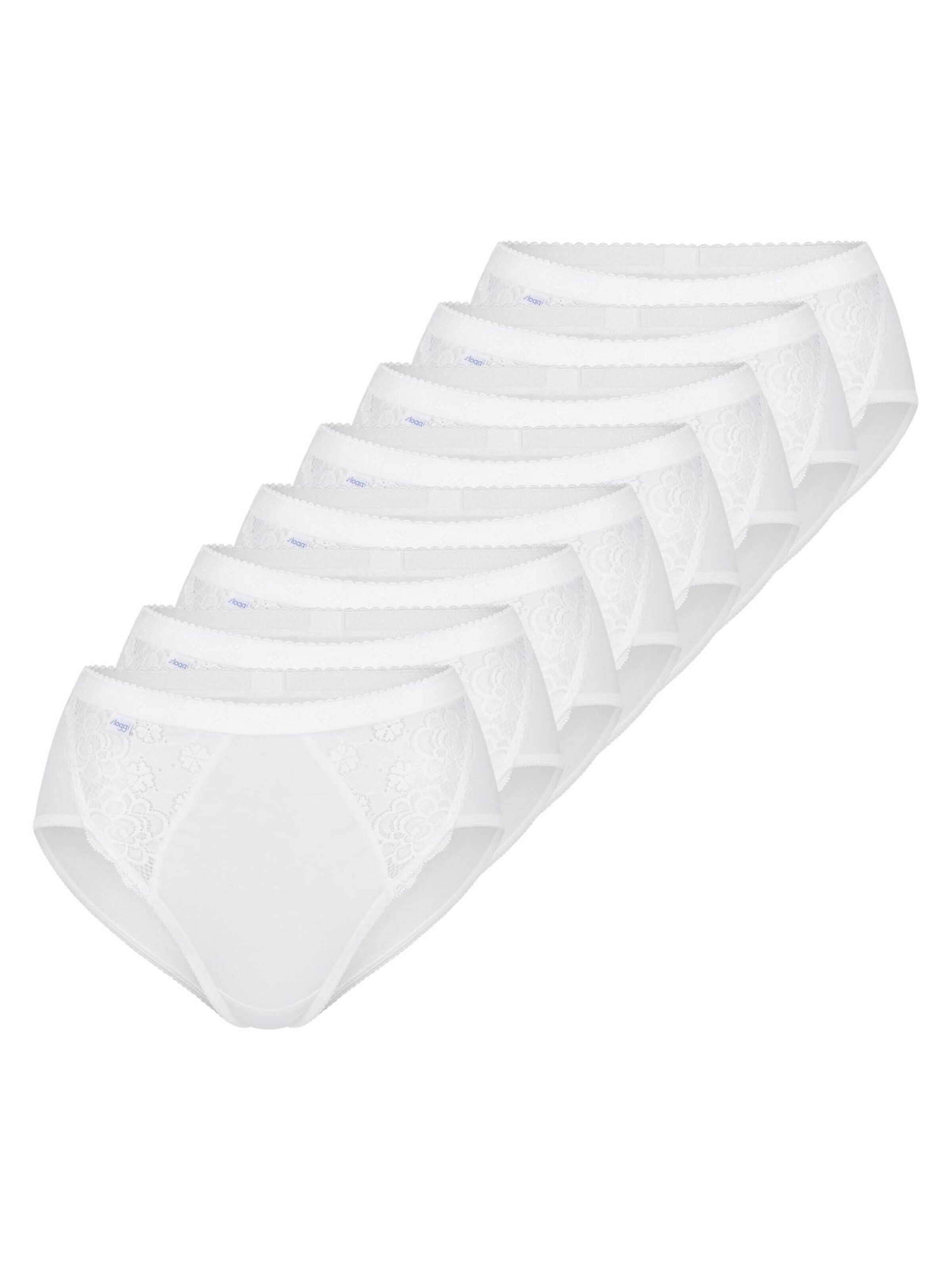 SLOGGI Slip 'Chic' in Wit: voorkant