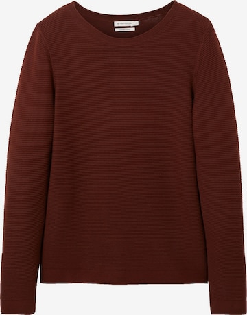 Pull-over TOM TAILOR en marron : devant