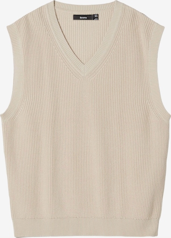 Bershka Slipover in Beige: front