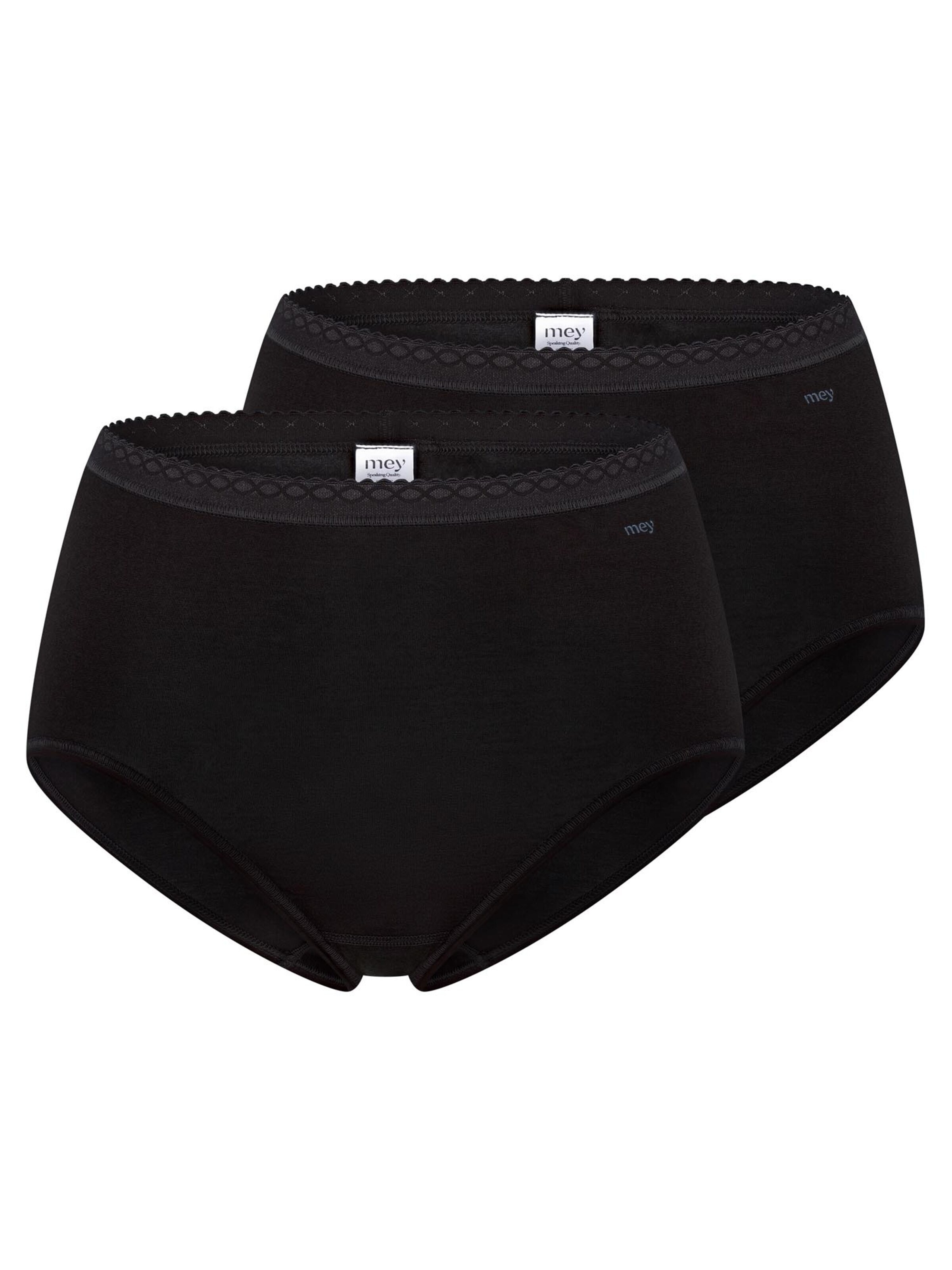 Mey Slip 'Lights'‌‌‌‌ in Schwarz: Vorderseite