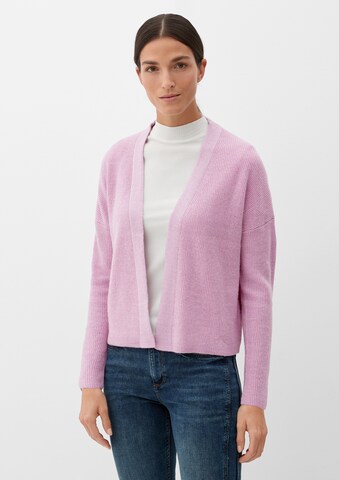 s.Oliver Knit Cardigan in Pink: front