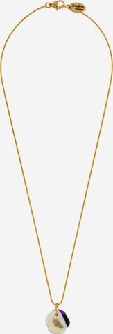 Fräulein Wunder - Colar 'Acetat Alice Gold' em mistura de cores: frente