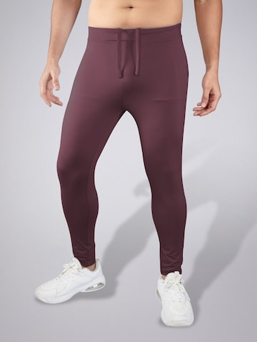 PANTONECLO Skinny Sporthose 'Pantoneclo Men’s Gym Trouser'‌‌‌‌ in Rot