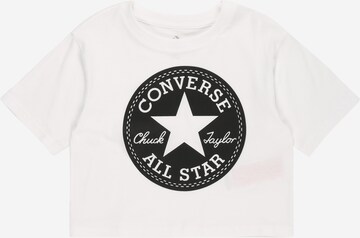 CONVERSE T-shirt i vit: framsida