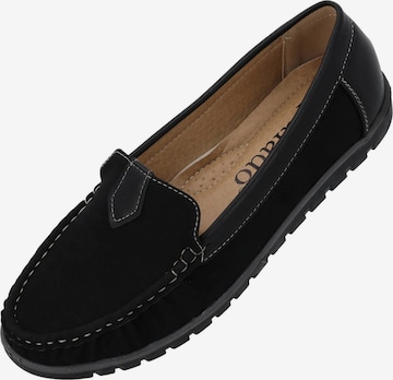 Mocassin 'Domibel' Palado en noir : devant