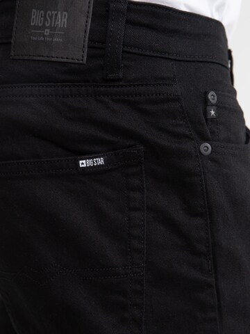 BIG STAR Regular Jeans 'TRENT' in Zwart