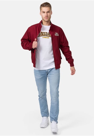 Veste mi-saison 'Classic' LONSDALE en rouge : devant