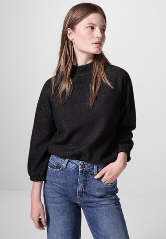 Street One Studio Shirt in Black: front