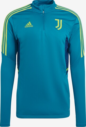 T-Shirt fonctionnel 'Juventus Condivo 22' ADIDAS SPORTSWEAR en bleu : devant