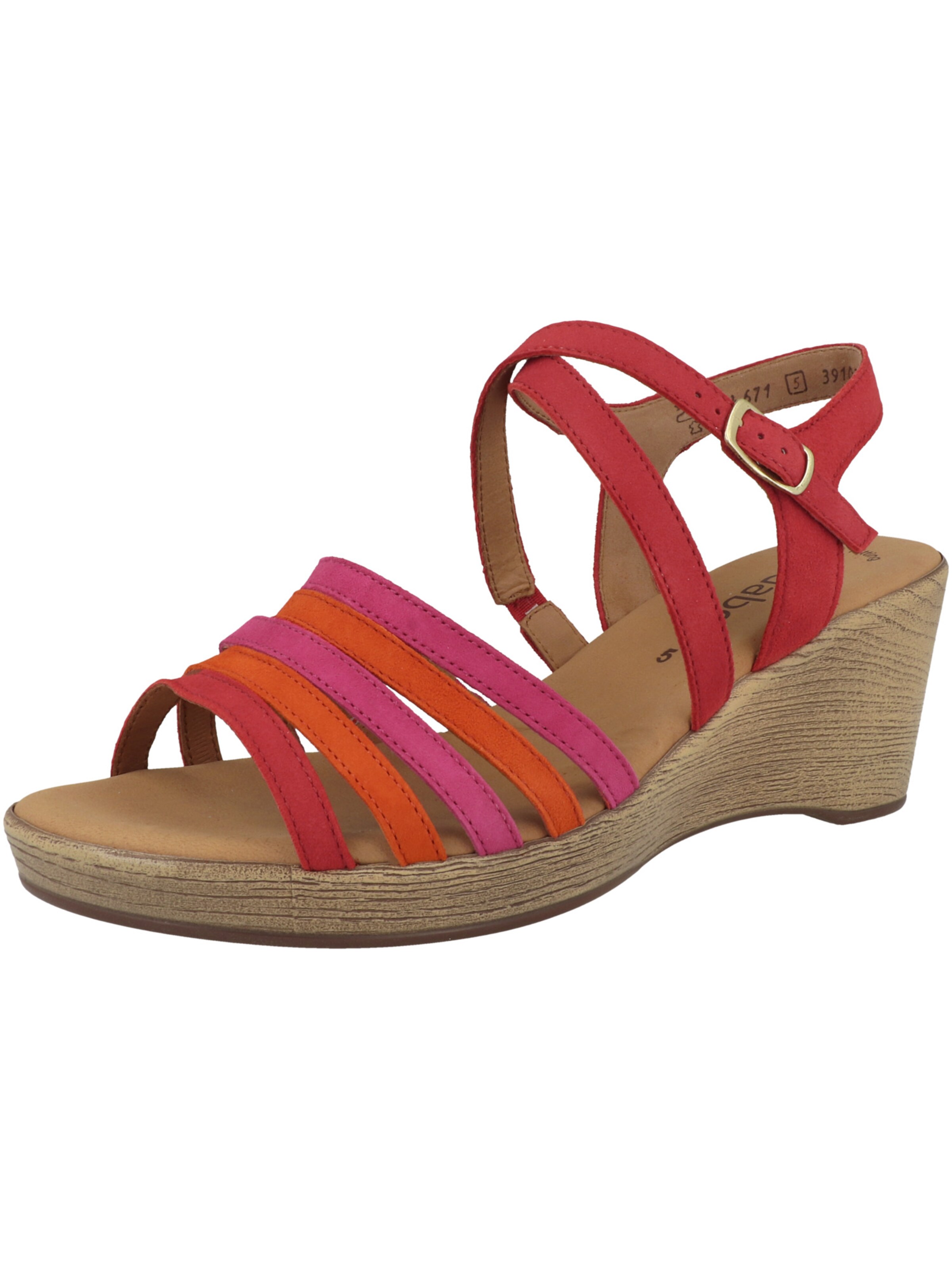 GABOR - Sandália em vermelho: frente