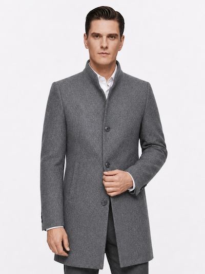 ALLTHEMEN Winter Coat 'Mantelruhe' in XS in Grey, Item view