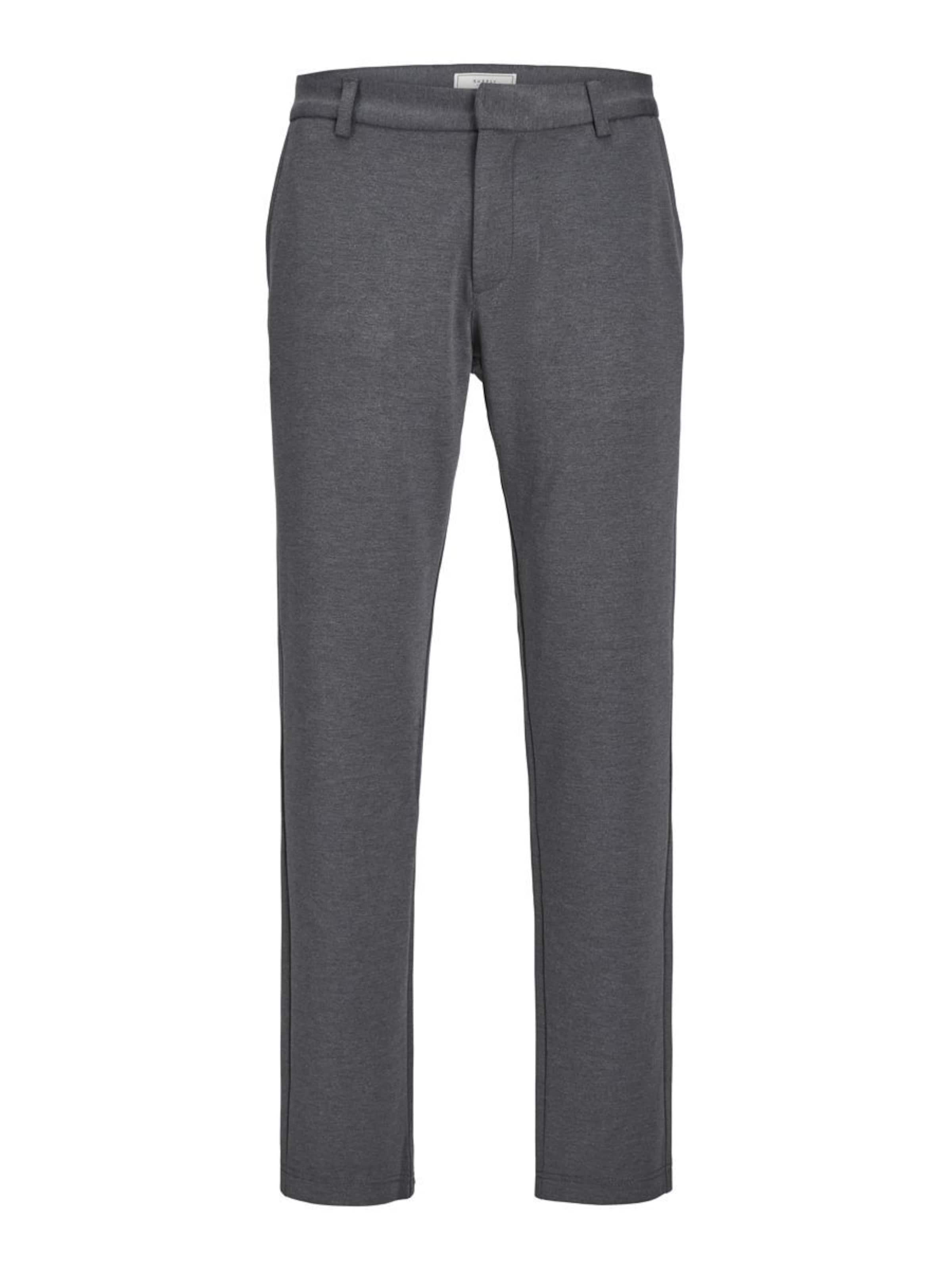 JACK & JONES Slim fit Chino trousers in Grey: front