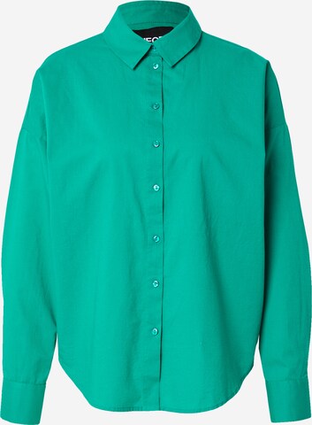 PIECES Blouse 'TANNE' in Groen: voorkant