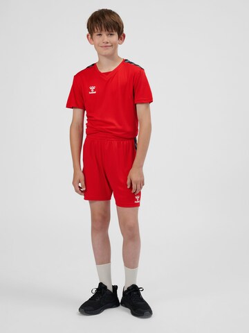 Regular Pantalon de sport 'Authentic PL' Hummel en rouge