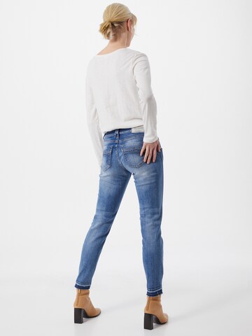 Herrlicher Slimfit Jeansy 'Touch Cropped Organic' w kolorze niebieski