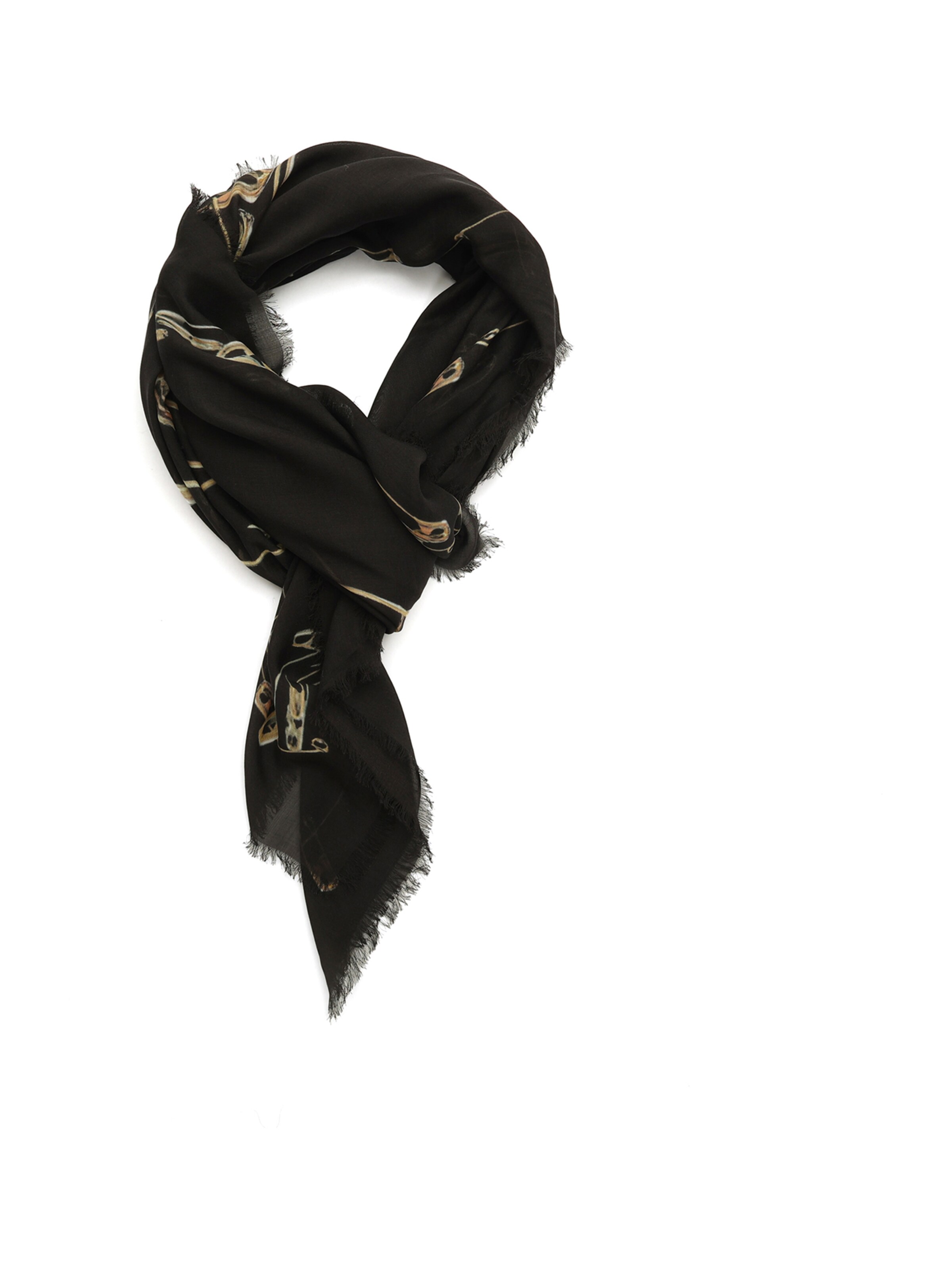 AllSaints Платок 'CORA' в Черный