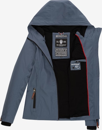 MARIKOO Between-Season Jacket 'Brombeere' in Blue