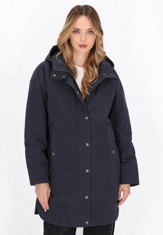 Manteau mi-saison DreiMaster Vintage en bleu : devant