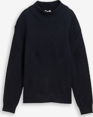 TOM TAILOR Trui in Blauw: voorkant