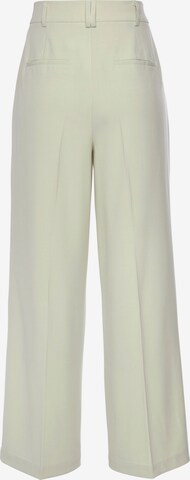 LASCANA Wide leg Trousers with creases in Green