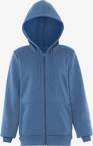 BLONDA Sweat jacket in Blue: front