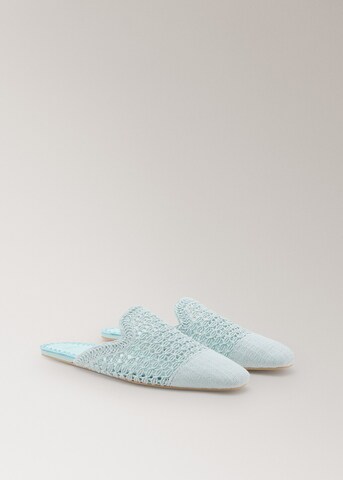 MANGO Slipper 'Mauk' in Blau