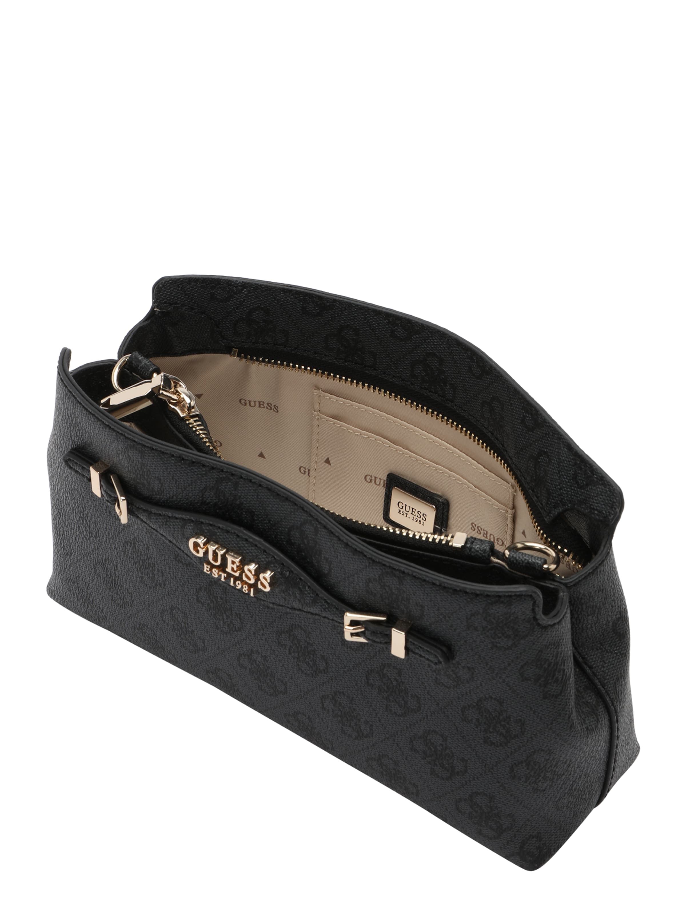 GUESS Сумка через плечо 'KATYA CROSSBODY TOP ZIP' в Серый