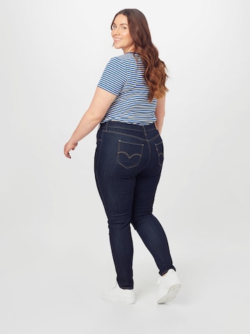 Levi's® Plus Skinny Τζιν '721 PL Hi Rise Skinny' σε μπλε