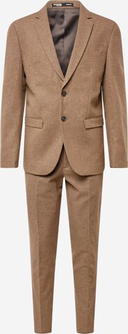 SELECTED HOMME - regular Traje en marrón: frente