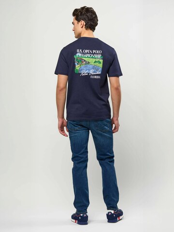 U.S. POLO ASSN. Regular Fit T-shirt ' UMDalha ' in Blau