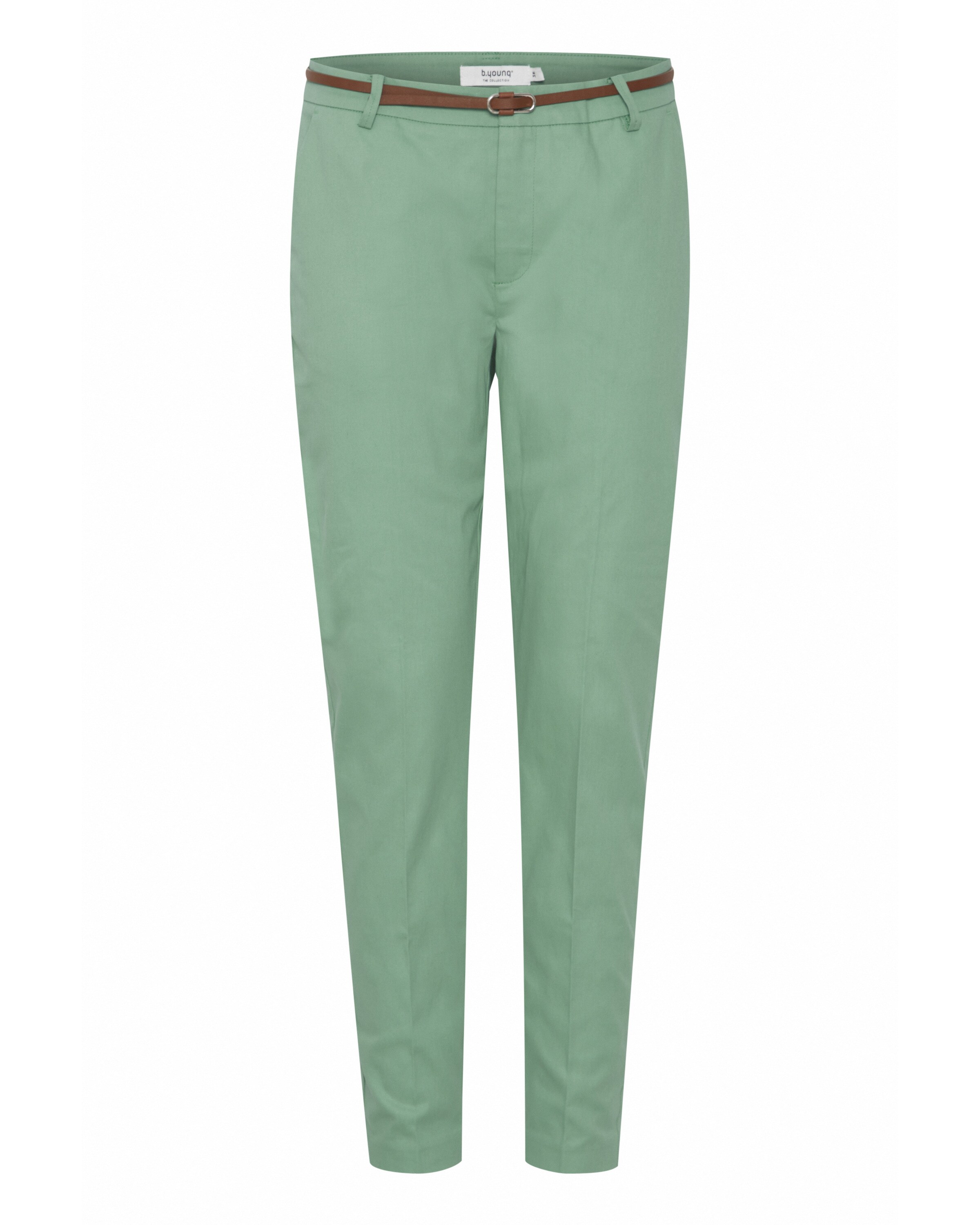 b.young - Pantalón chino 'BYDays ' en verde: frente