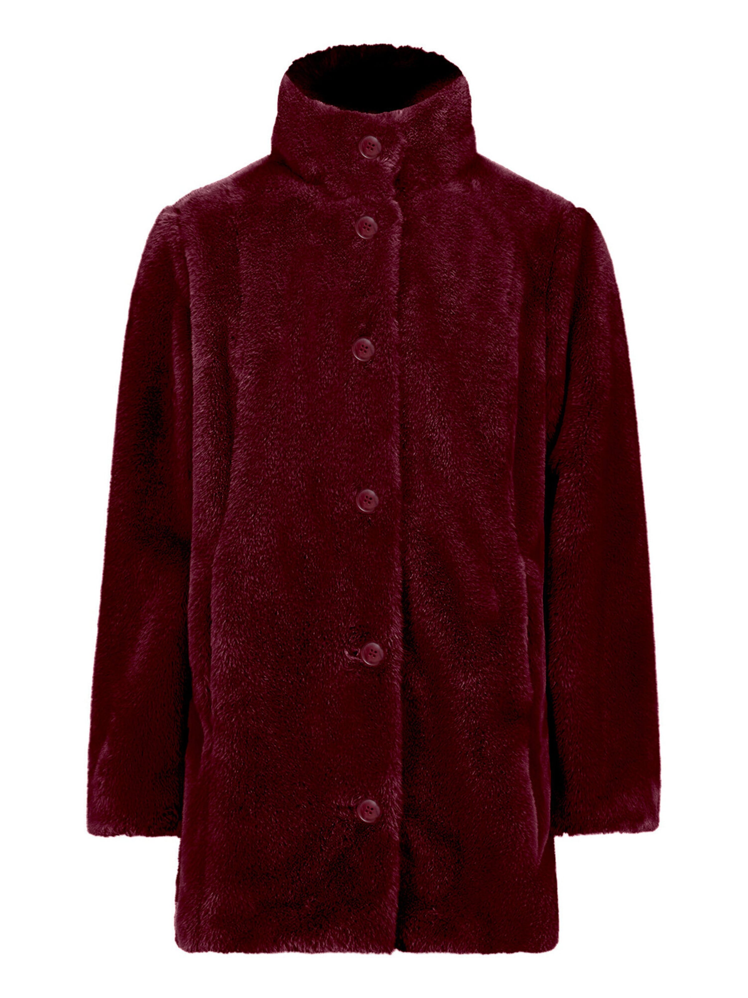 Veste mi-saison Betty & Co en marron : devant