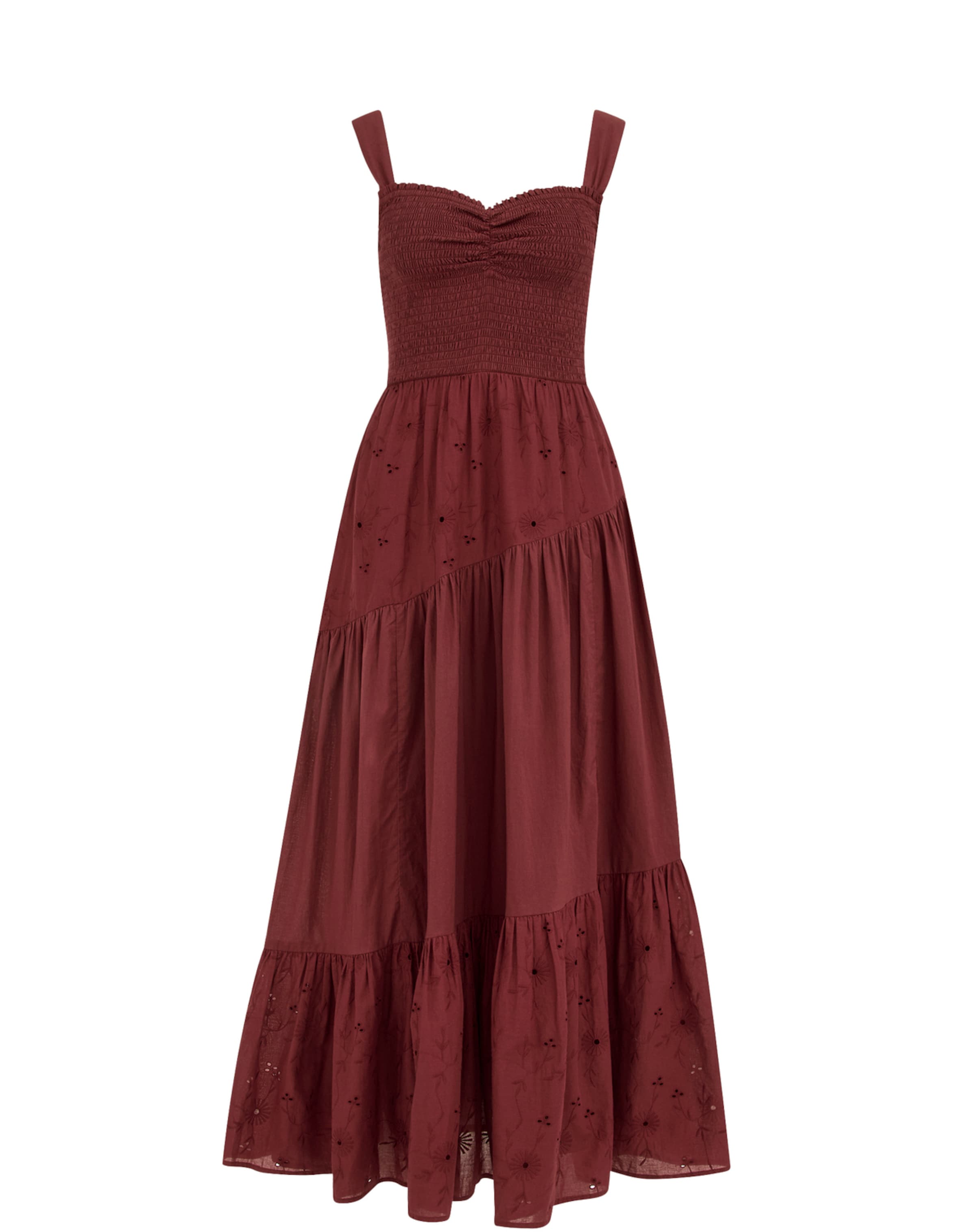 Robe d’été WE Fashion en rouge : devant