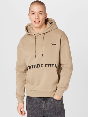 JACK & JONES Sweatshirt 'COLINE' in Beige: voorkant