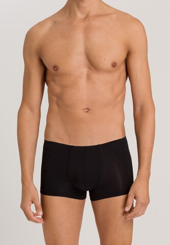 Boxers 'Cotton Sensation' Hanro en noir : devant