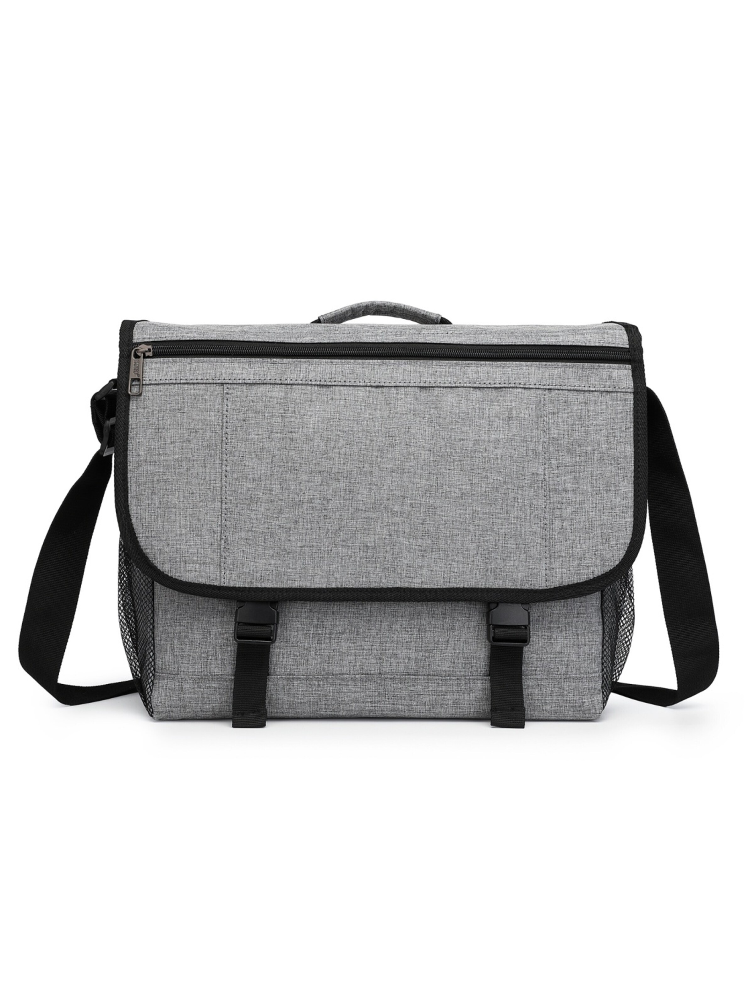 Kono Shoulder Bag in Grey: front