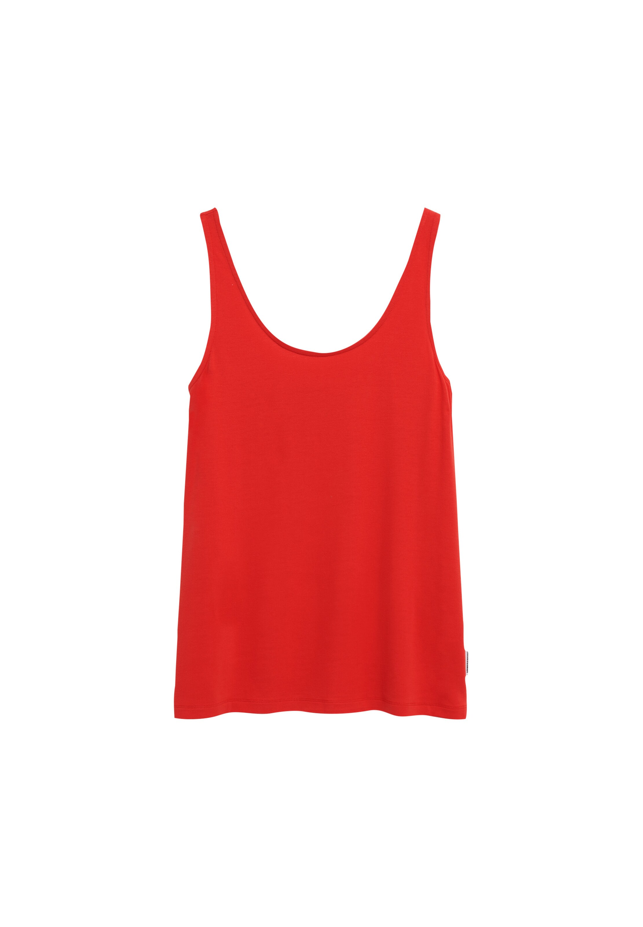 ARMEDANGELS Top in Rood: voorkant