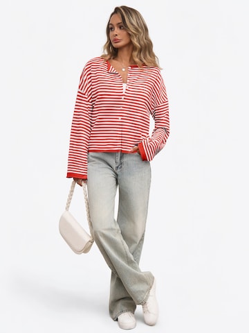 Imily Bela Gebreid vest in Rood