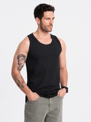 Ombre Shirt in Black: front