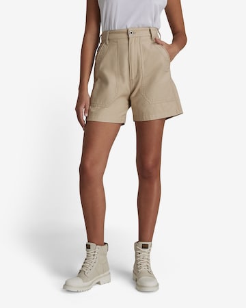 G-Star RAW Loose fit Pants in Beige: front