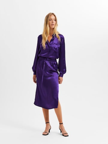 SELECTED FEMME Skirt in Purple