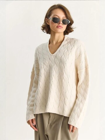Bianco Lucci Pullover in Weiß