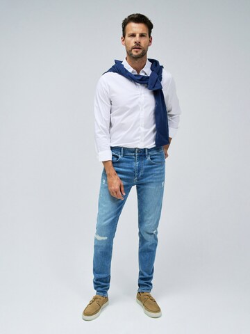 Coupe slim Jean Salsa Jeans en bleu