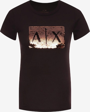 Maglietta '8NYTDL YJ73Z' di ARMANI EXCHANGE in marrone: frontale