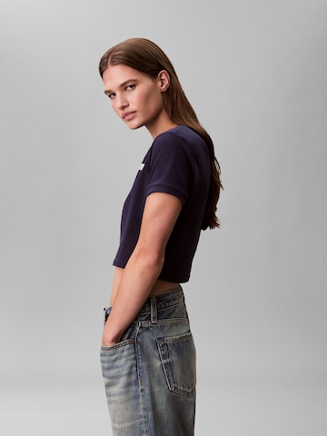 Calvin Klein Jeans T-shirt i lila