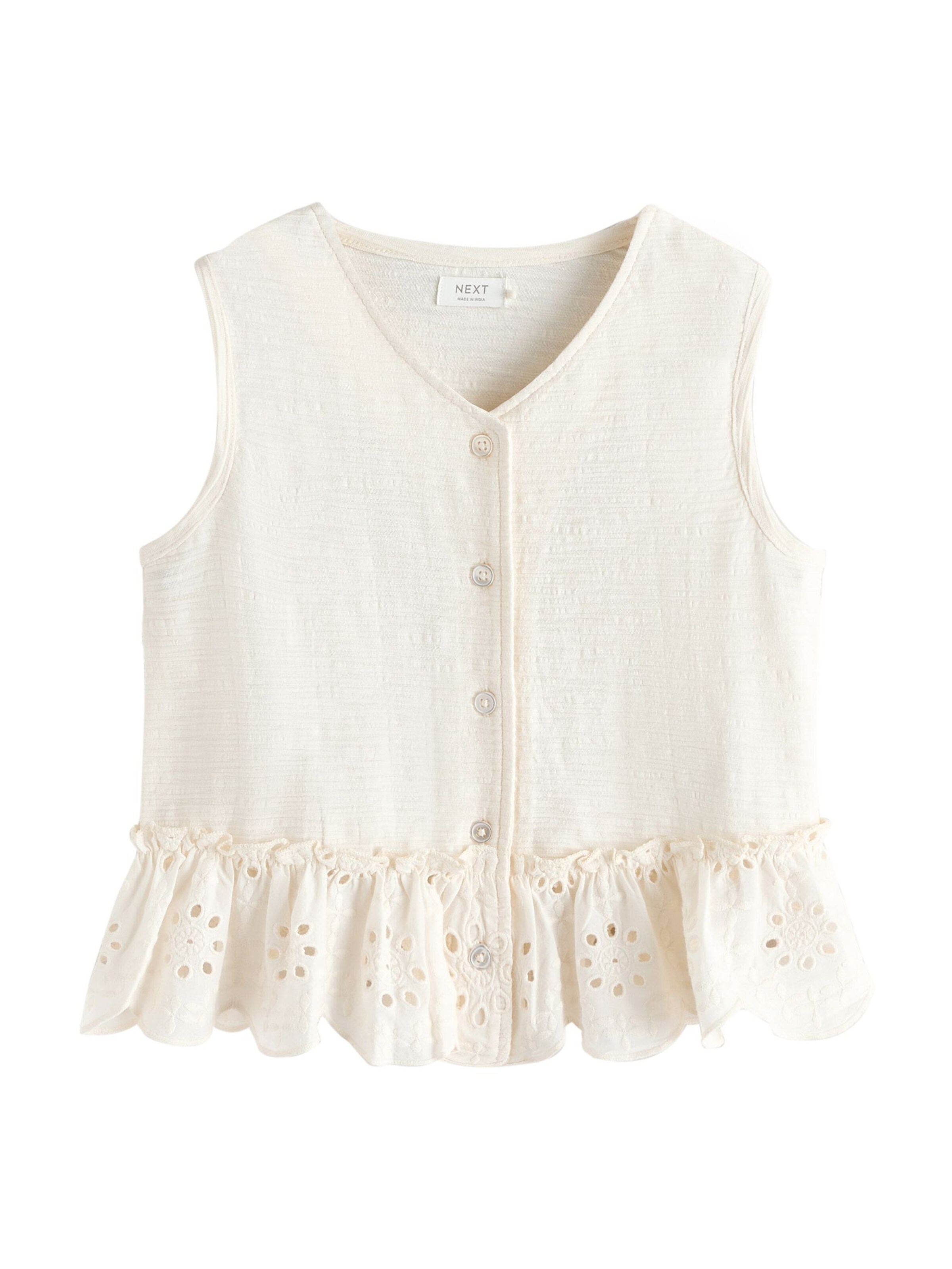 Next Halenka – bílá: přední strana