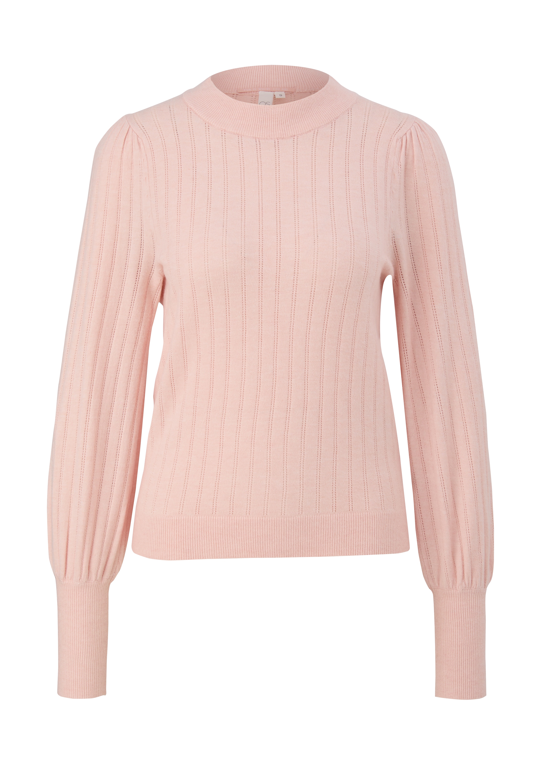 QS Pullover in Pink: Vorderseite
